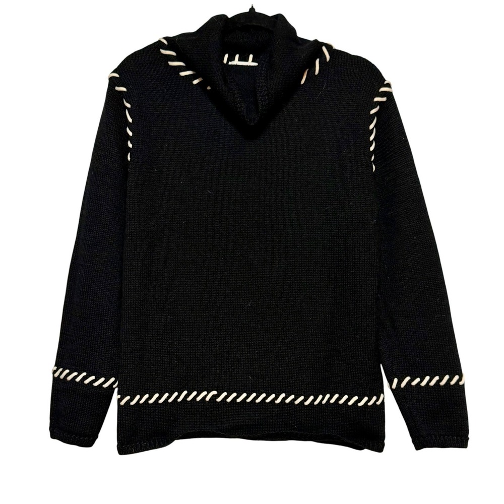 Vtg 80s Bonnie and Bill Old Money Merino Wool Sweater Womens Size M Quiet Luxury